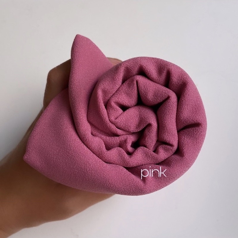 PART 2 bergo khimar baiti zahrah hijab instan khimar diamond jilbab anti tembem-Pink