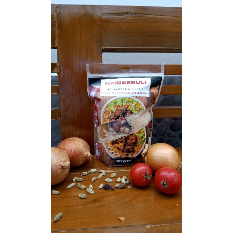 

NASI KEBULI INSTAN MURAH BERAS BASMATI + BUMBU SAFFRON BUBUK