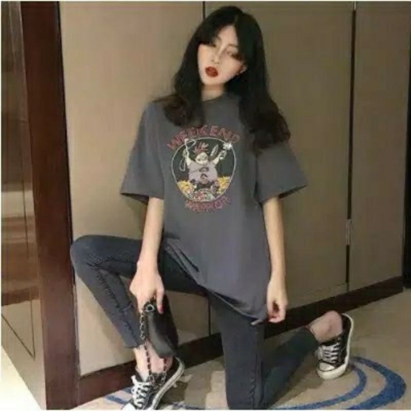 Arifirn Kaos Oversize Warrior - Kaos Wanita | Baju Wanita Murah