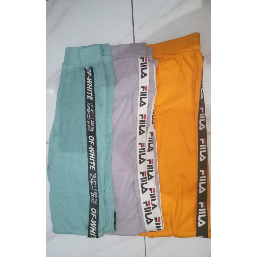 Celana Legging Wanita Leging STRIP Trendy Masa Kini