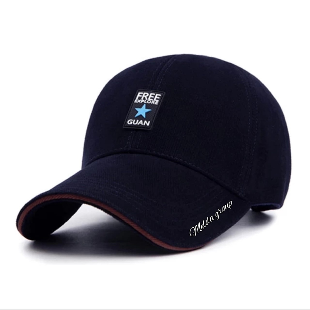 topi baseball cap MBL  hip hop design dark / topi pria distro murah