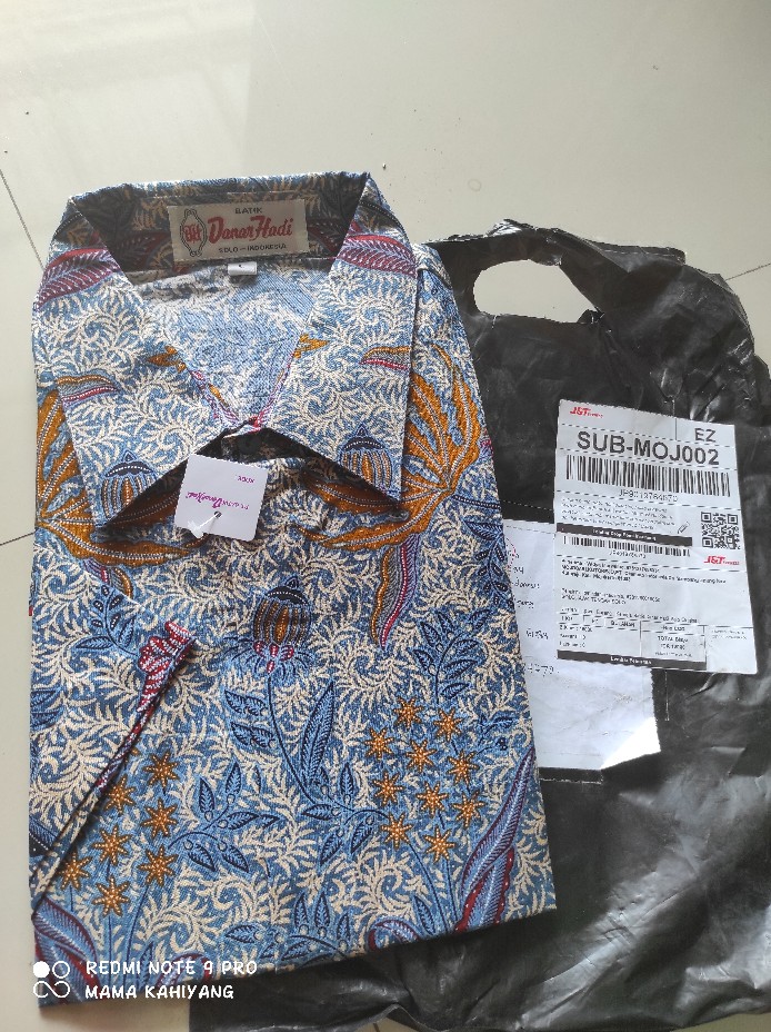 Kemeja Batik Danar Hadi Solo Original