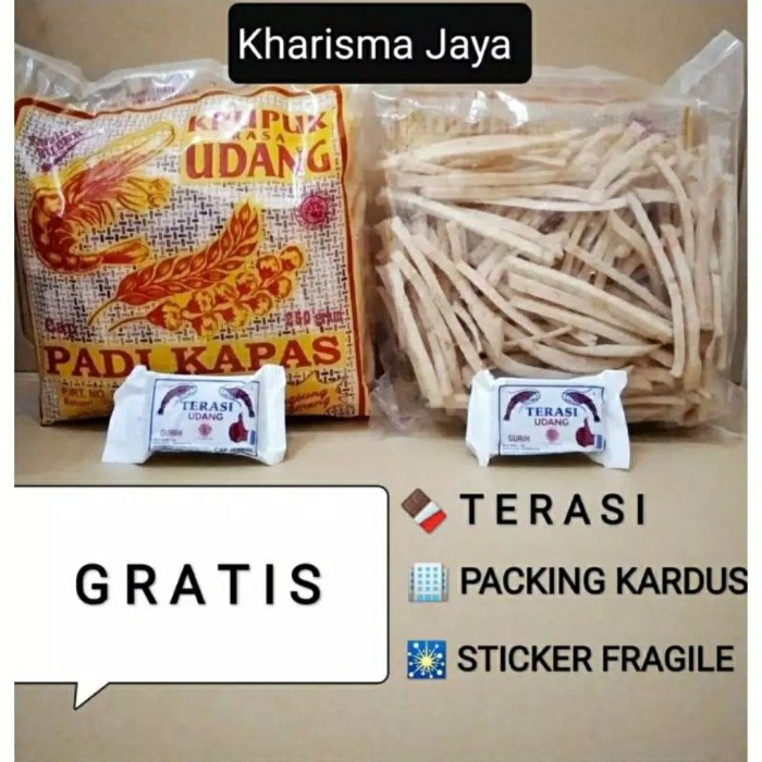 MURAH Kerupuk udang stick 1 bal padi kapas