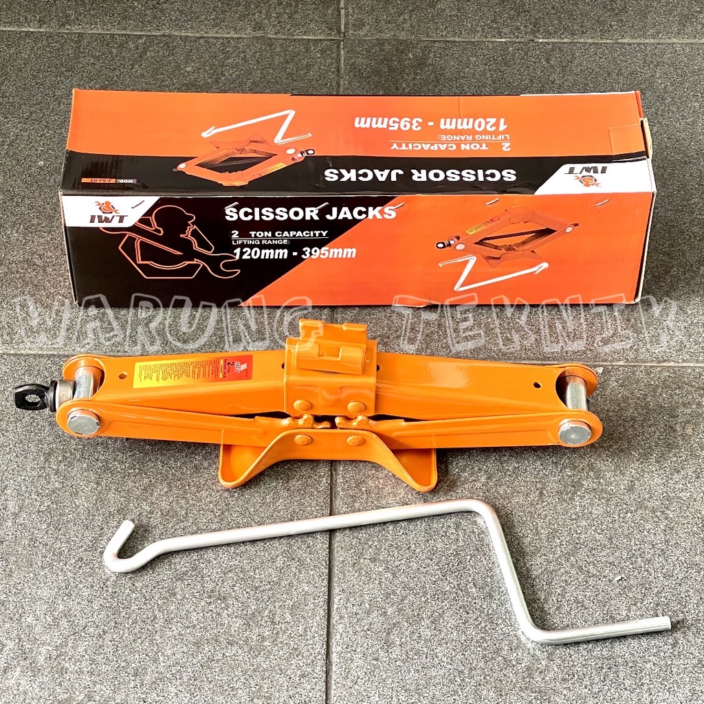 IWT Scissor Jacks Dongkrak Jembatan 2 Ton BODY BESAR Flexible Head