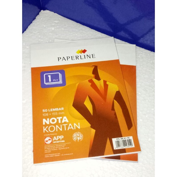 

Buku Nota K1 NCR Kecil Paperline 1 Ply