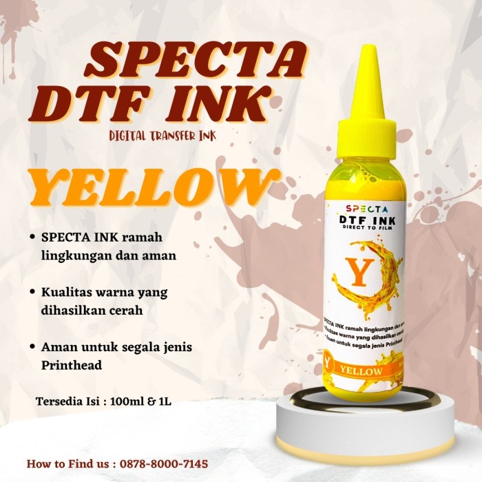 

Terbatas Spectaflex Tinta Dtf Transfer Powder 100 Ml Tinta Textile Dtf Color Sale!!!