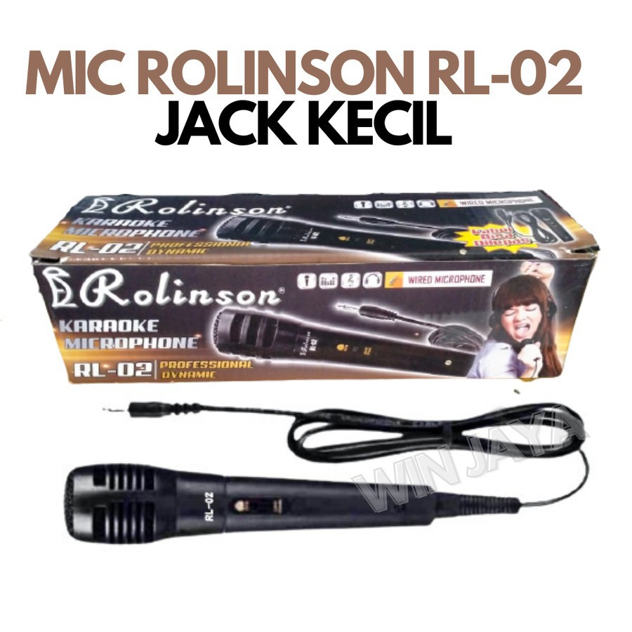 PAKET REKAMAN MIC ROLINSON RL-02 SPLLITER AUDIO ALAT REKAM HANDPHONE