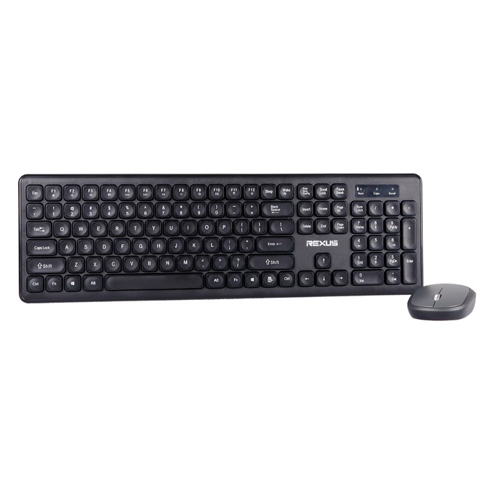 Rexus KM8 Keyboard Mouse Wireless Combo Paket Office