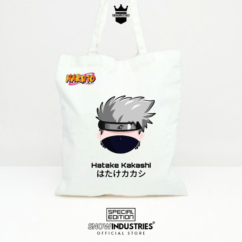 Tote Bag Wanita Pria Original Design Snow Anime Naruto Vol.1