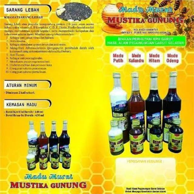 

Madu odeng/ Madu Kaliandra / Madu Asgar / Madu Murni / Madu Asli / Madu Sehat