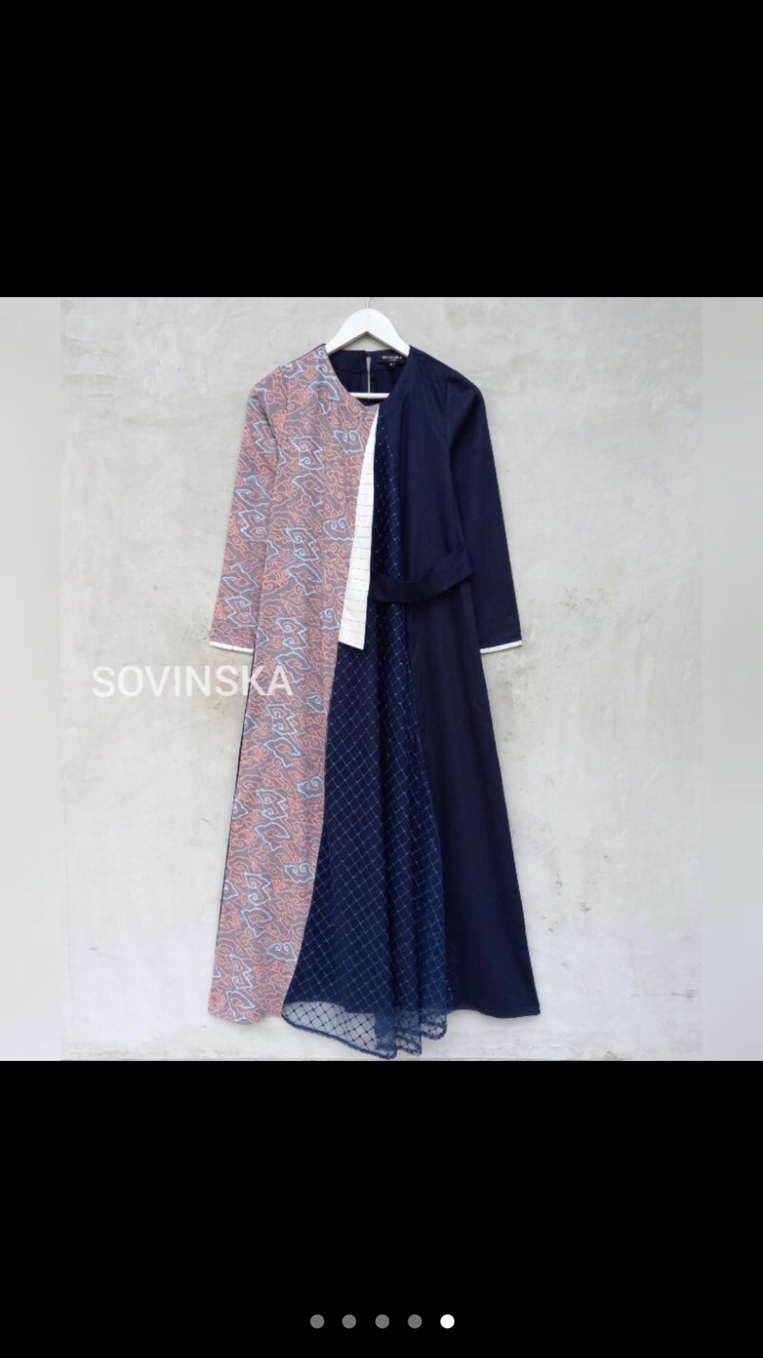 Gamis Batik Mt 33 Navi