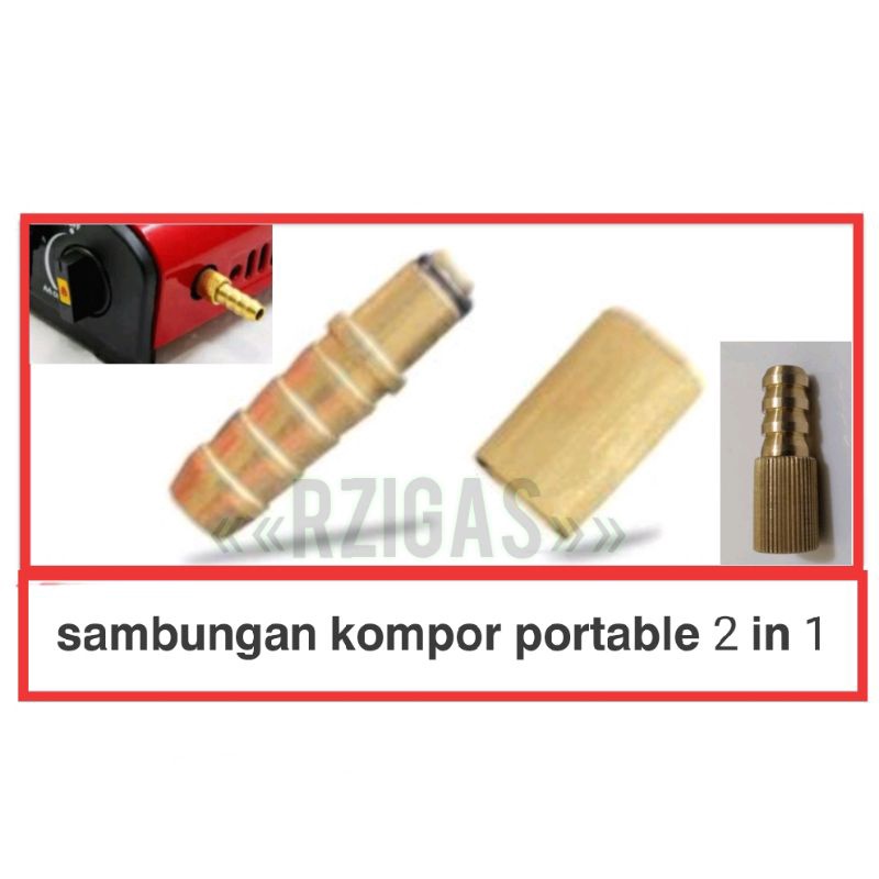 Sambungan kompor gas portable ke lgp