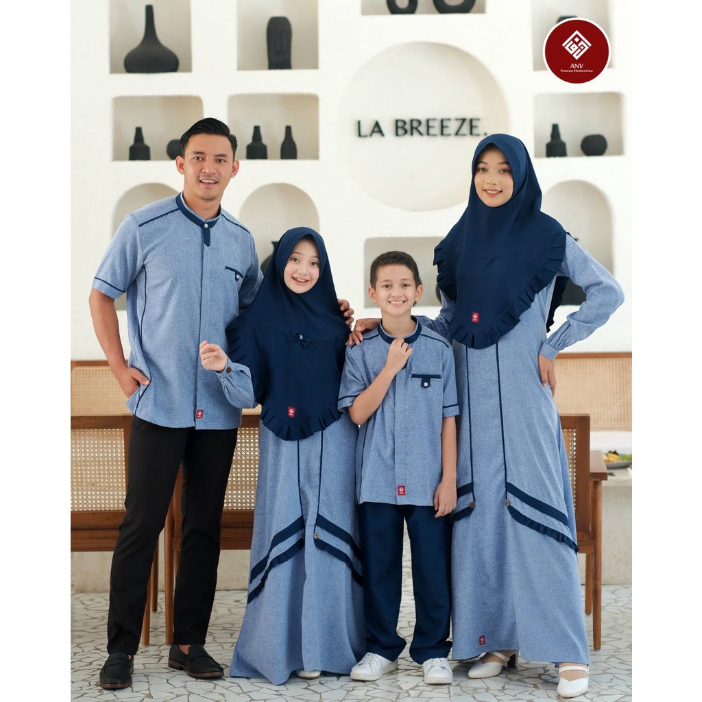 Setelan Family Gamis Maryam