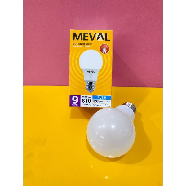 MEVAL Lampu Sensor Gerak 9 W Motion Sensor 9W