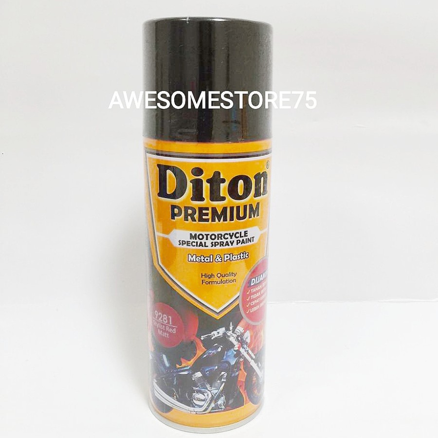 DITON PREMIUM * H 9281 STYLIST RED MATT Merah HONDA Cat Semprot Pilox Pylox