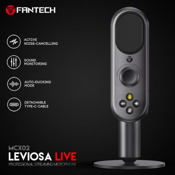 Fantech LEVIOSA LIVE MCX02 Dynamic Microphone USB for PC/HP/Laptop