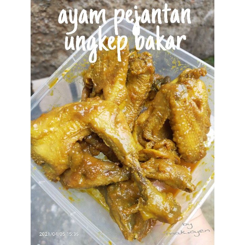 

ayam potong pejantan ungkep bakar