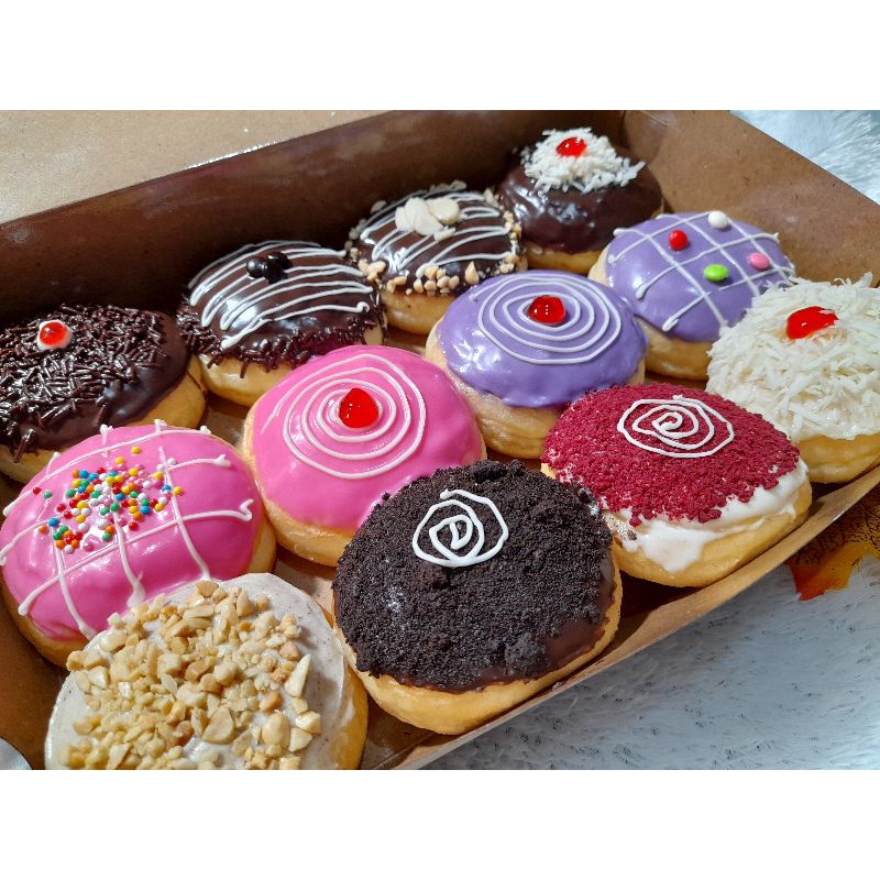 

Donat campur isi 12/ Donat mini
