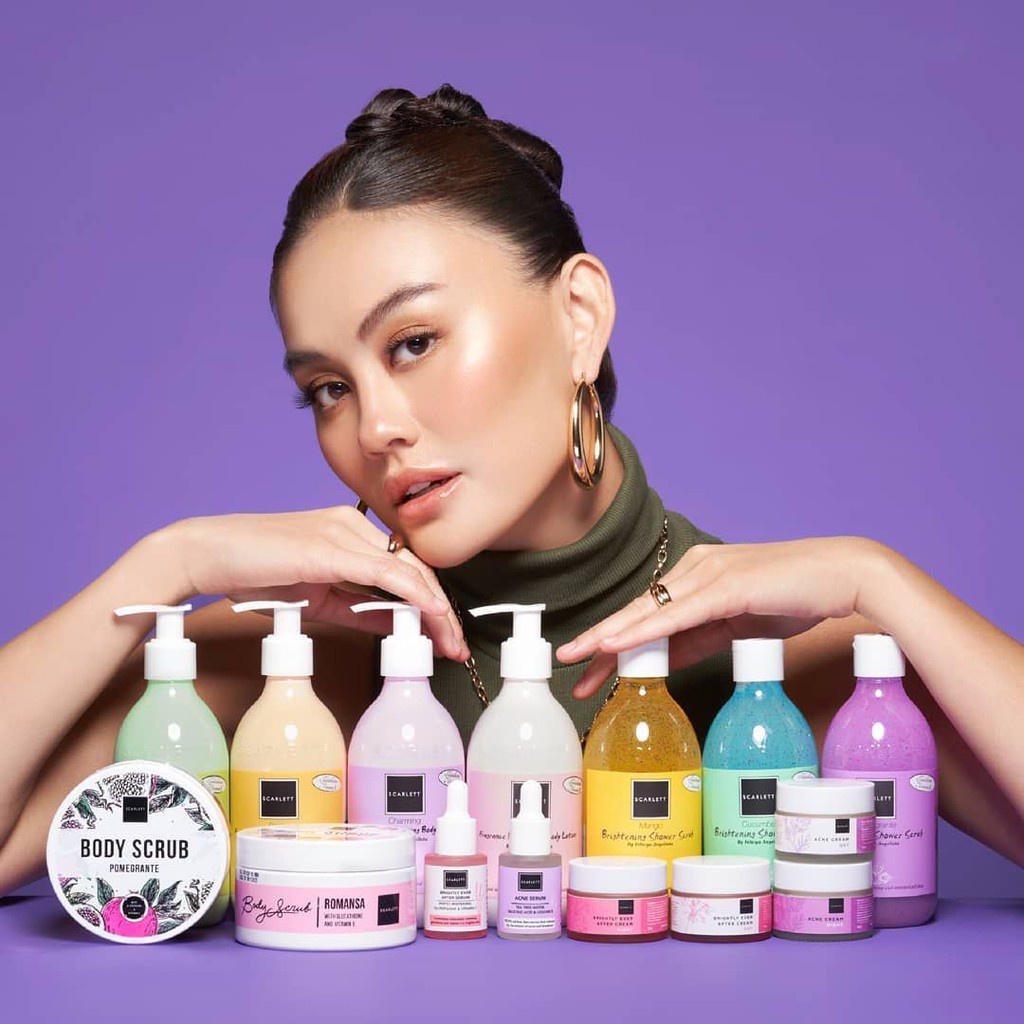 SCARLETT Whitening Hair Care Indonesia / Skincare Yordanian Sea Salt Shampoo Conditioner / Treatment Sampo Kondisioner Vitamin Creambath Rebonding Tonic Perfume Mask Rambut Kepala / Facial Wash Serum Sunscreen Cream Body Shower Scrub Lotion / Paket Wajah