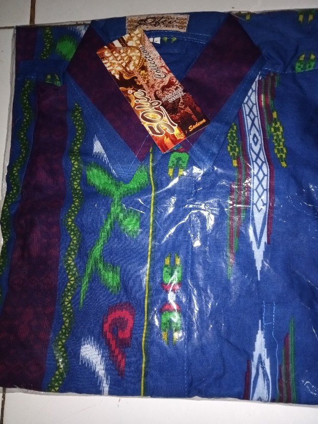 Pandawa Kemeja Batik Pria M.l.xl.xxl Lengan Pendek