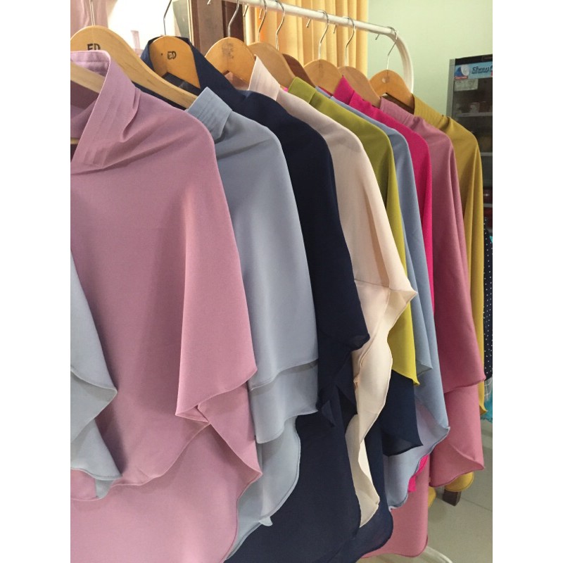 Aneka Khimar Jumbo / Jilbab Instan / Hijab / Eldir / Ella Dira