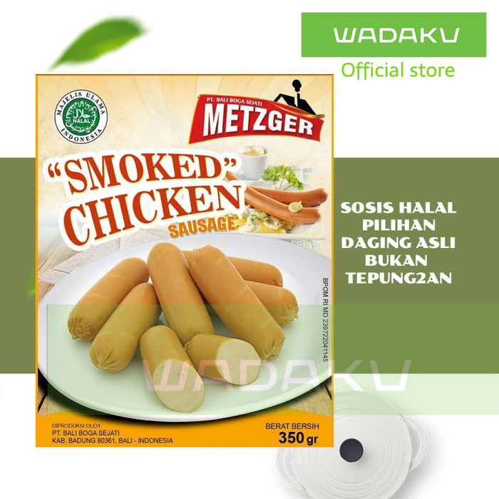 Jual Sosis Ayam HALAL METZGER SMOKED CHICKEN SAUSAGE FRANKFURTER 350G