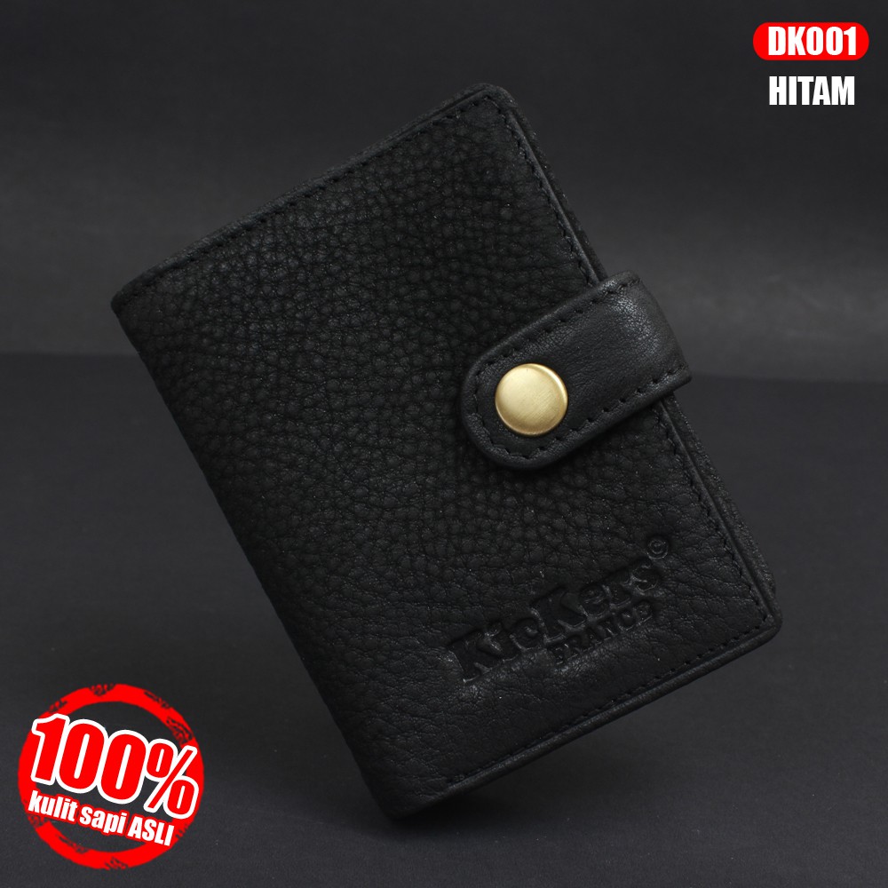 DOMPET KARTU KREDIT DOMPET ATM CARD ORGANIZER MULTIFUNGSI BAHAN KULIT SAPI TEBAL BERGARANSI