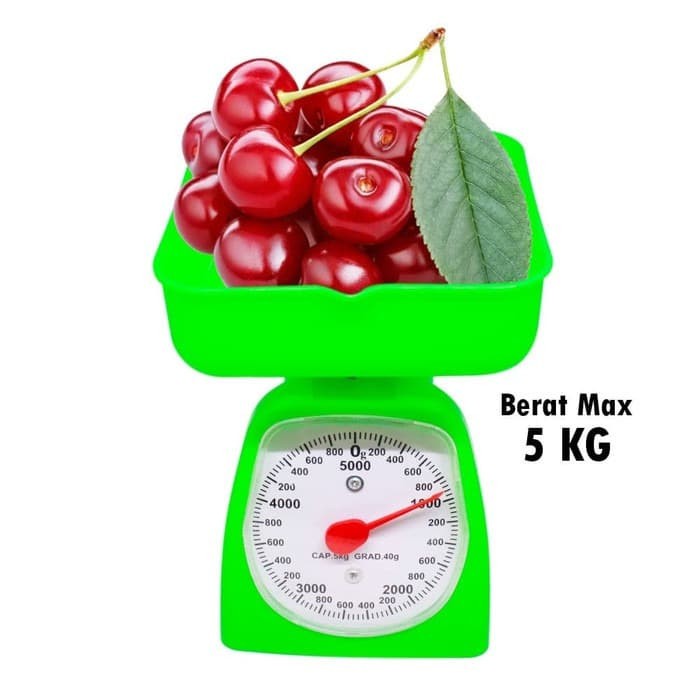 [COD] TIMBANGAN KUE ANALOG / KITCHEN SCALE TIMBANGAN DAPUR MANUAL 5KG MISTER ORDER