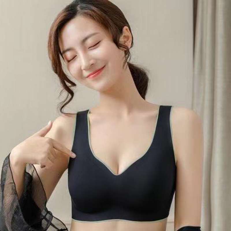 ❀ Chingu ❀ PW117 COD Bra Pakaian Dalam Wanita Lateks Push Up Bralette Mulus Nyaman Import Surabaya