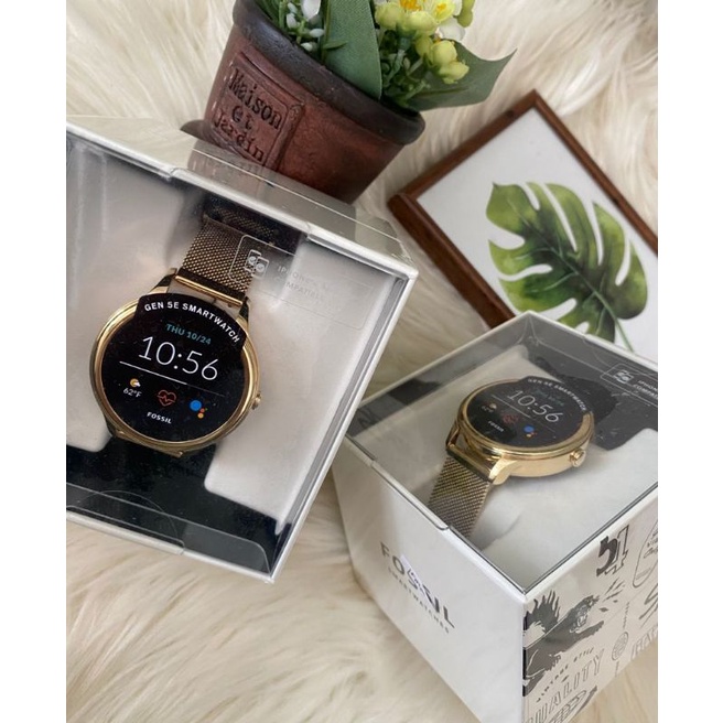 Jam Tangan FossilOriginal Smartwatch Ftw 6069 Gold Gen 5E New Original