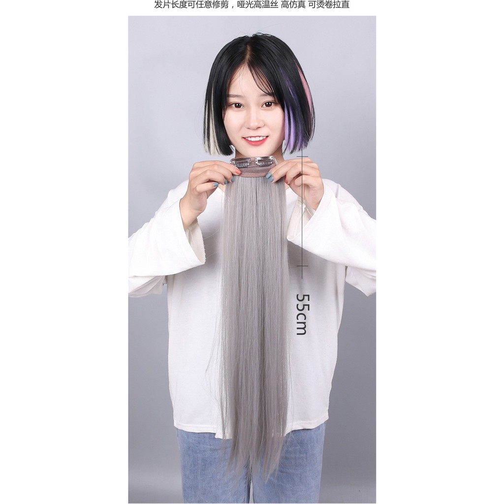 HLB 1 KLIP highlight ombre gradasi tebal lebar hair clip klip rambut