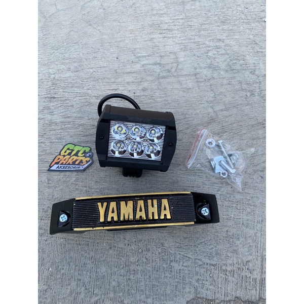 lampu tembak led 15 titik set kumis rx king lampu led rx king bandung style-Lampu 6 kumis