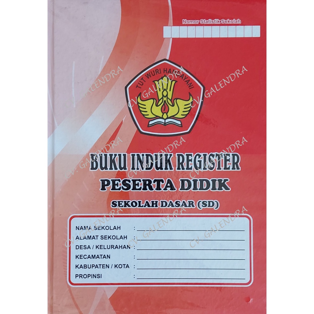 

Buku Induk Register SD/MI (isi 25)