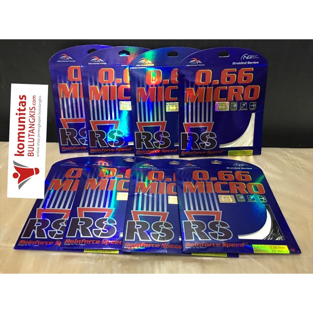 Senar Raket Badminton RS 0.66 Micro