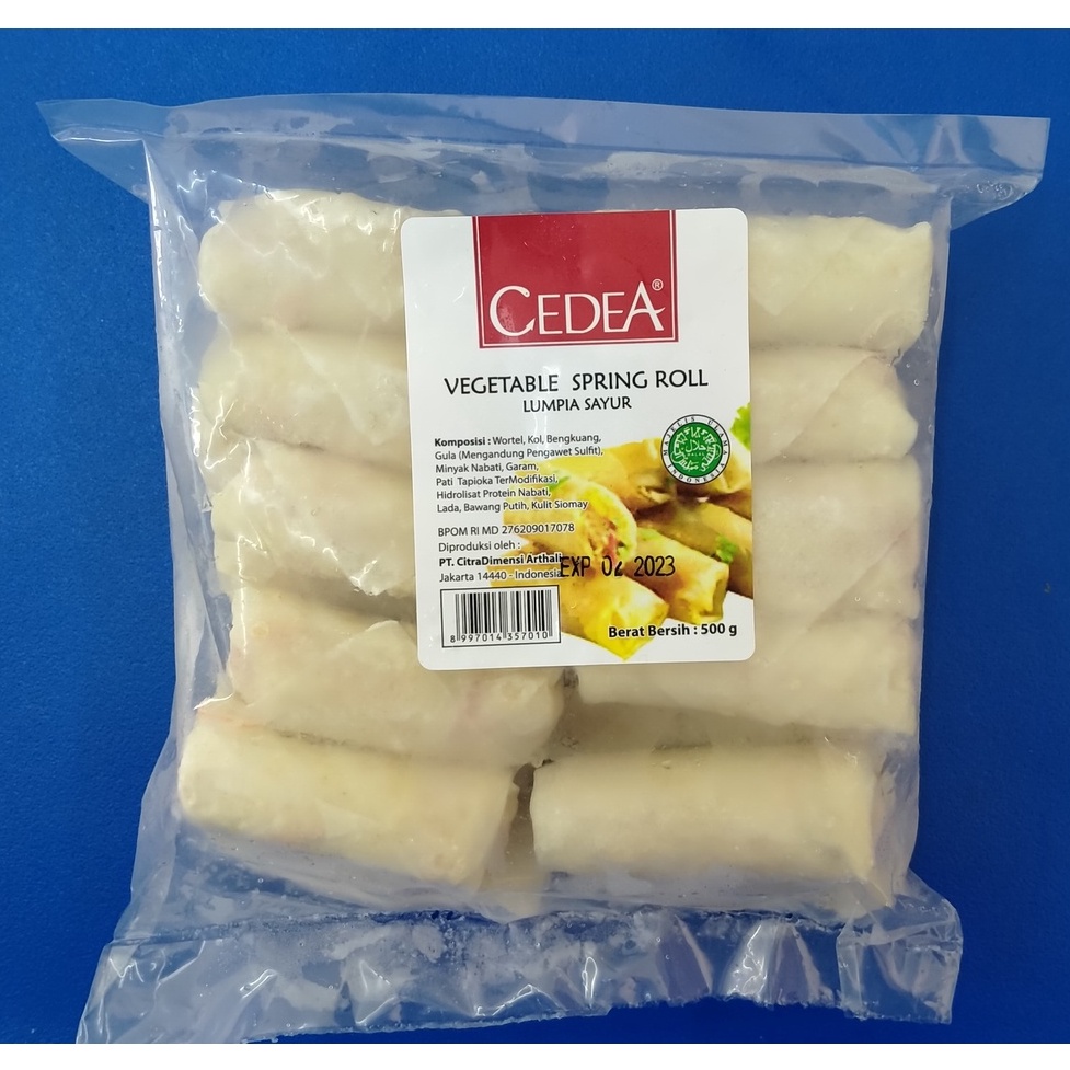 

CEDEA SPRING ROLL VEGGIE 500GR