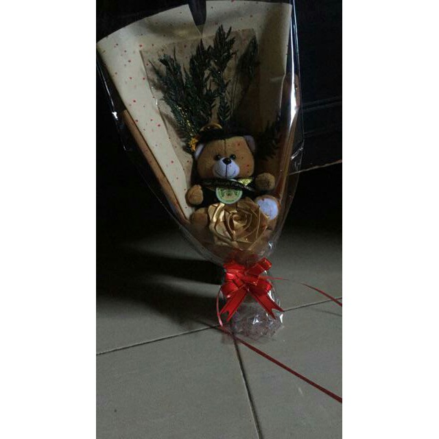 BUKET BONEKA WISUDA MURAH / HAND BUQUET MURAH / HADIAH WISUDA / BUKET BUNGA