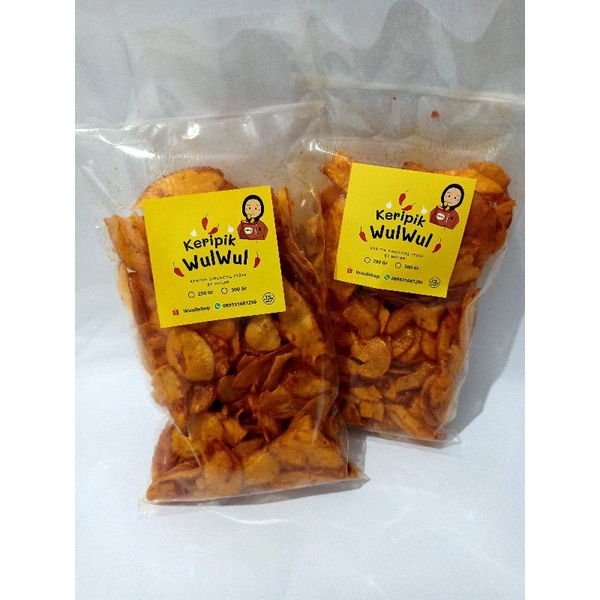 

Keripik Singkong Pedes Wulwul | Keripik WulWul | Keripik Singkong Pedes Balado