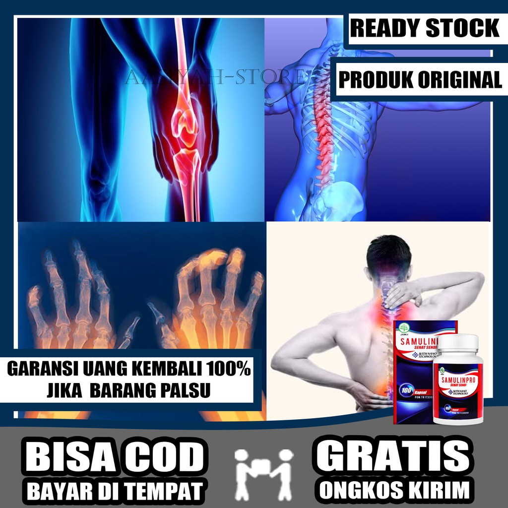 

SUPLEMEN HERBAL | Mengbati Osteoartritis, Rheumatoid Arthritis, Spondyloarthritis, | SAMULINPRO ASLI