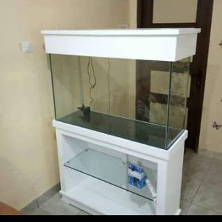 meja aquarium Kabinet sekat aquarium minimalis cabinet 