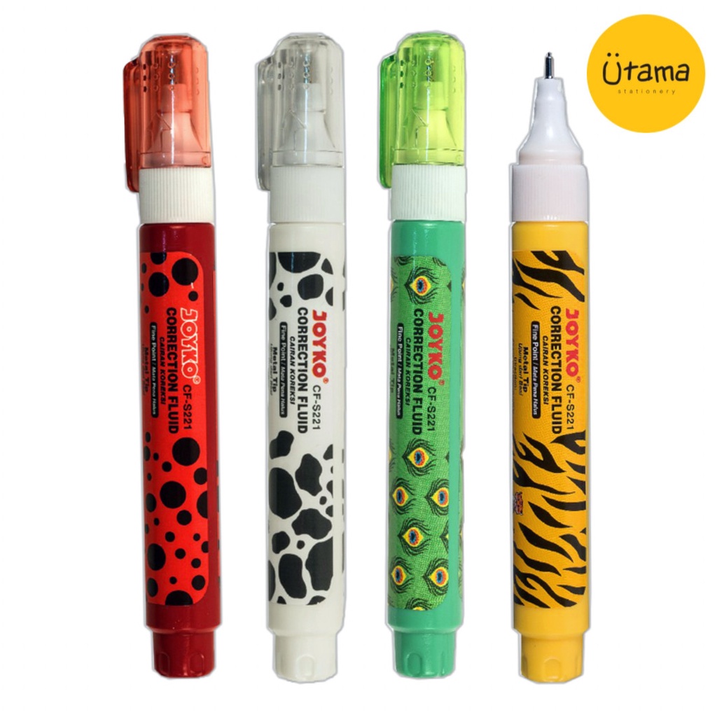 

Tip-Ex Cair Joyko CF-S221 Animal/Correction Fluid/TipEx/Tip Ex/Stipo/Penghapus Cair/Cairan Koreksi/Tipe X