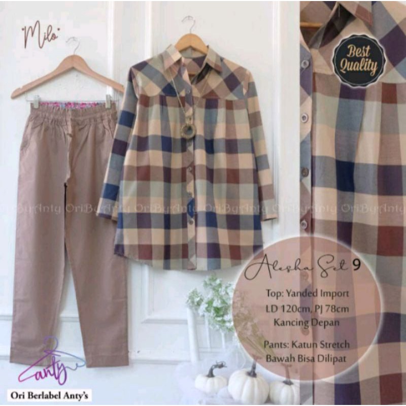 Alesha Set 9 Setelan Wanita Terbaru Kekinian