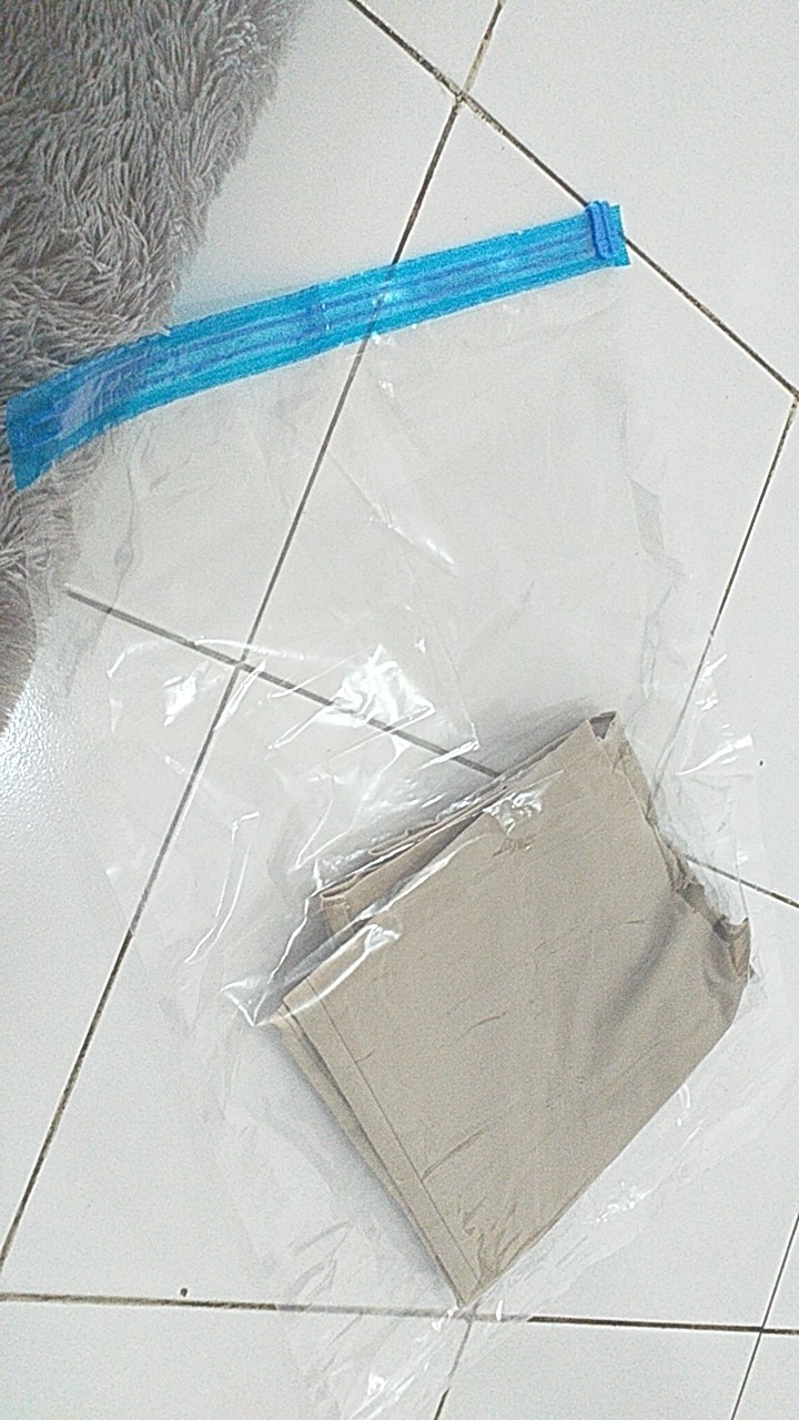 Vacuum Plastik / Vacum Plastic Bag Travel / Vakum Baju Pakaian 50 X 70