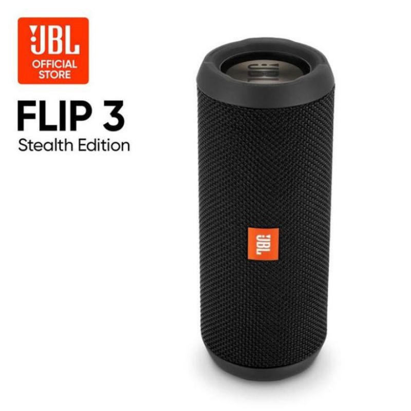 JBL FLIP 3 Harman Stealth Edition Portable Bluetooth Speaker ORIGINAL