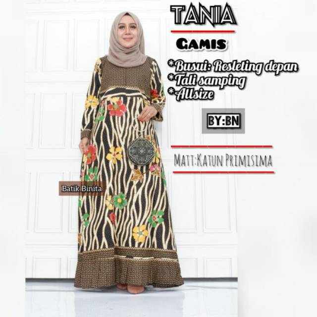 GAMIS BATIK Tania Rempel Bawah