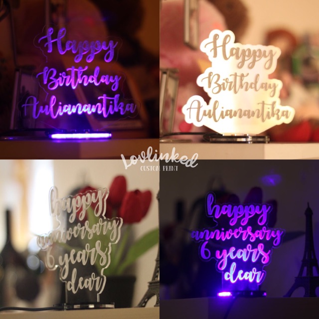 

Stand Acrylic LED custom