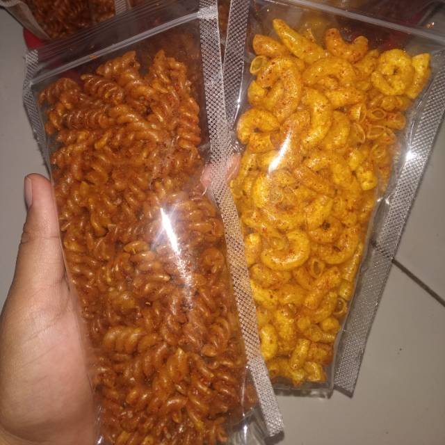 

Makaroni spiral berbagai rasa