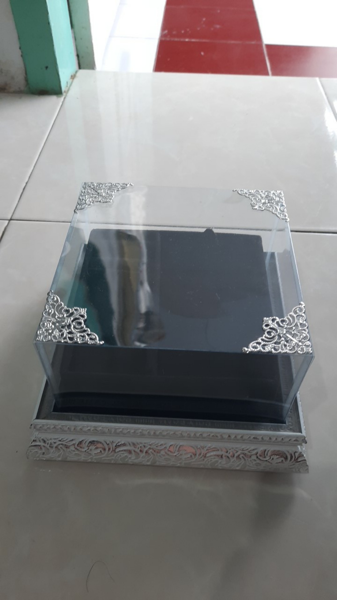 Kotak Cincin Gelang Kalung Frame Tutup Mika Untuk Seserahan/ Lamaran Fcgk