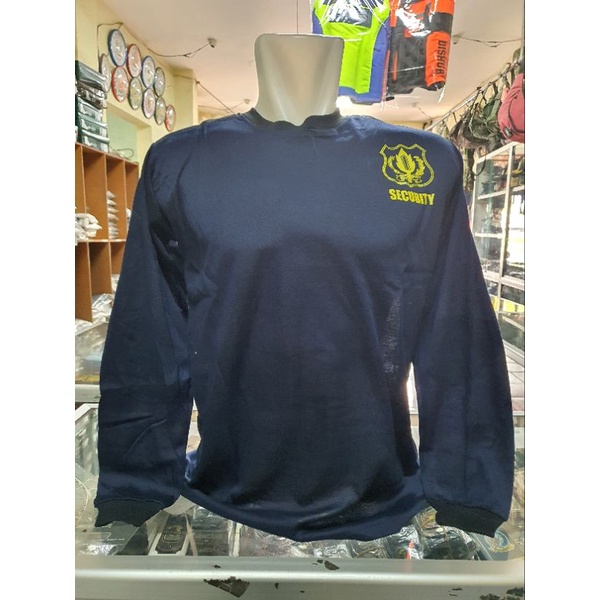 Kaos Bantalan Security Biru Dongker | Kaos penembak Security Kecil lengan panjang