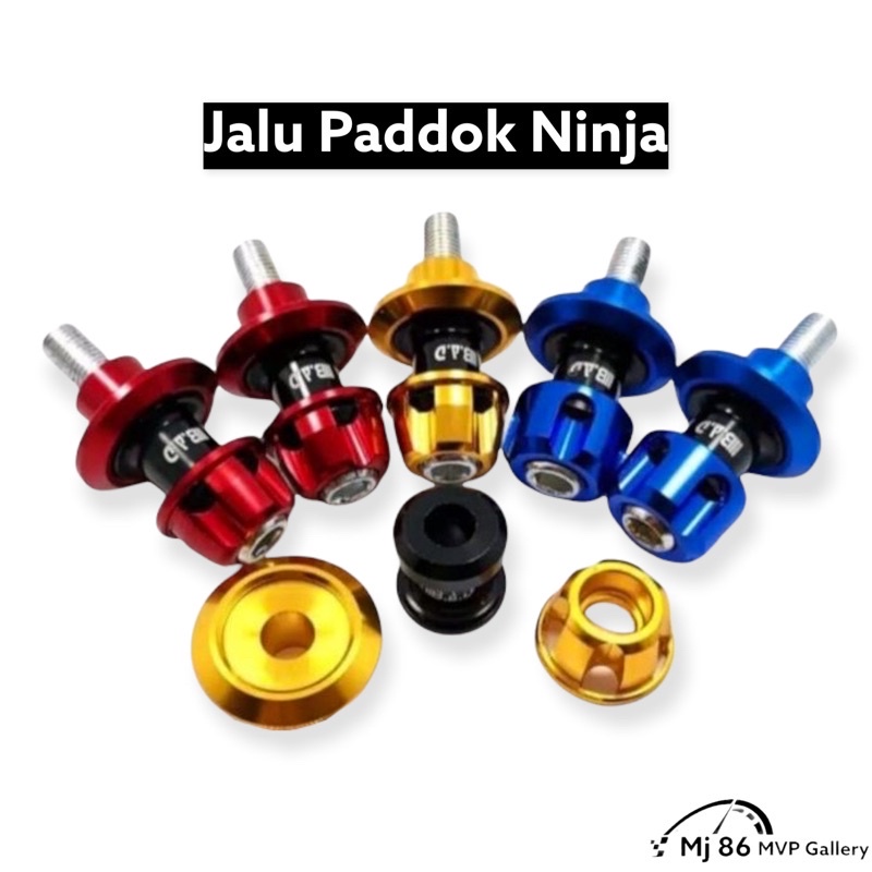 Jalu pedok Jalu Paddock Full Cnc Ninja 250 Fi/Karbu/Zx250/Rr Mono