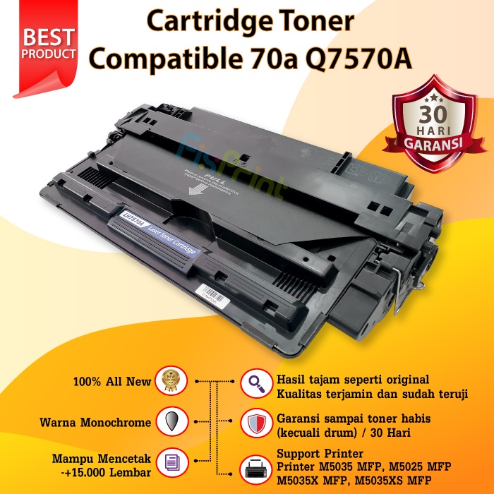 Cartridge Toner Compatible 70a Q7570A Printer MFP M5035 M5025 M5035XS